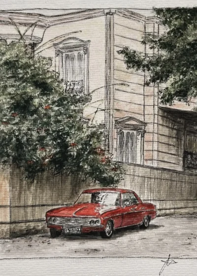 o6nsuolo7rvs5b0gk1q1 Beispielbild Auto vor Lorbeeren